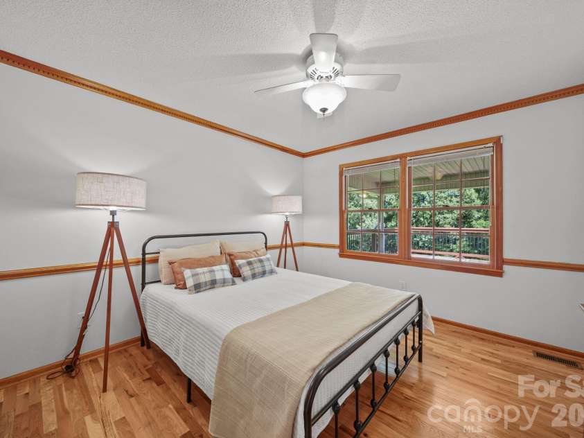 3008 Eaker Drive, Cherryville, NC 28021.  MLS# CAR4410929, YatesRealty ID 46228. Freshly painted bedroom facing the back yard