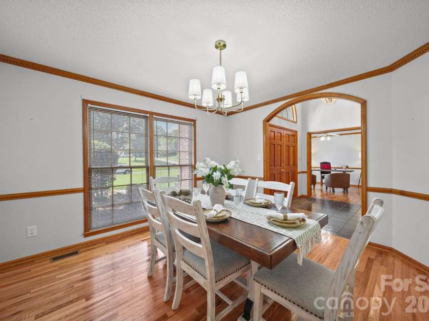 3008 Eaker Drive, Cherryville, NC 28021.  MLS# CAR4410929, YatesRealty ID 46228. Pristine hardwood flooring, crown molding, natural light, and an open flow make entertaining a dream.
