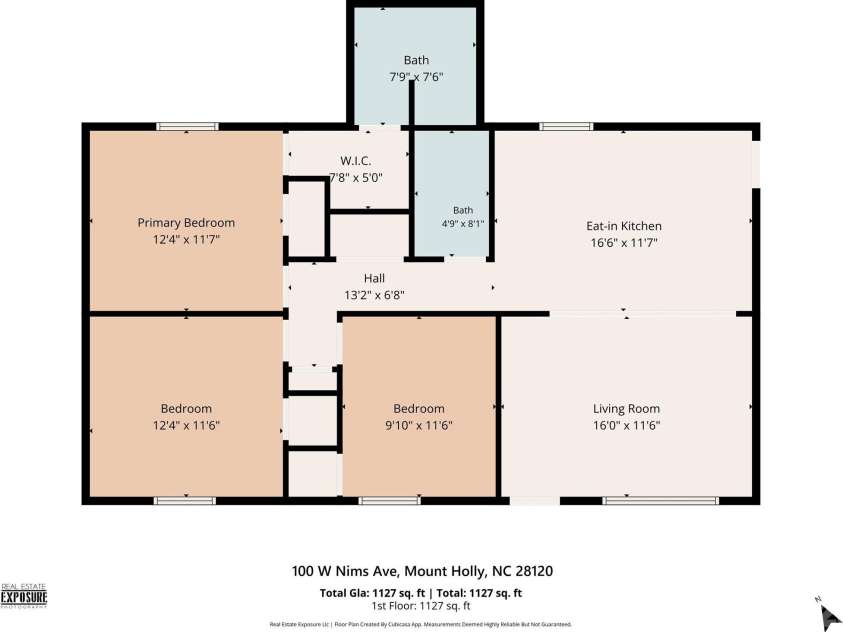 100 Nims Avenue, Mount Holly, NC 28120.  MLS# CAR4411668, YatesRealty ID 46235. 