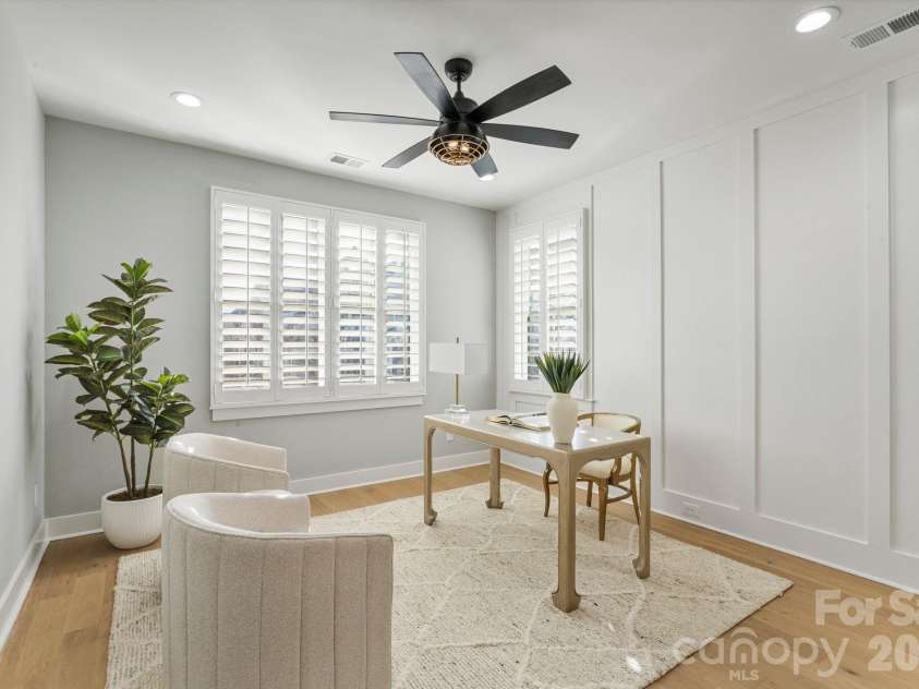 4031 Pritchard Place, Fort Mill, SC 29715.  MLS# CAR4340711, YatesRealty ID 4624. OFFICE/ bedroom #2 on MAIN FLOOR
