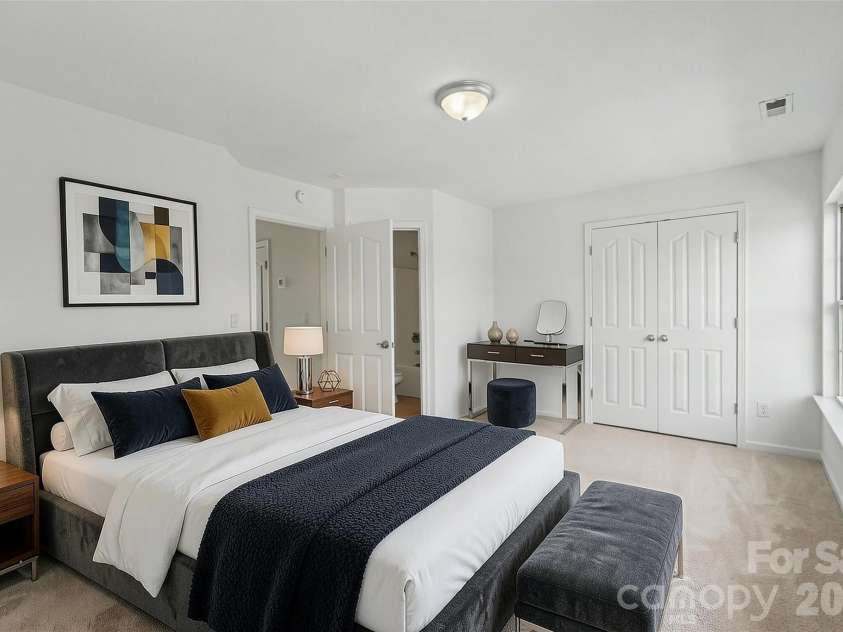 13211 Calloway Glen Drive, Charlotte, NC 28273.  MLS# CAR4415047, YatesRealty ID 46248. Owners Bedroom Virtually Staged