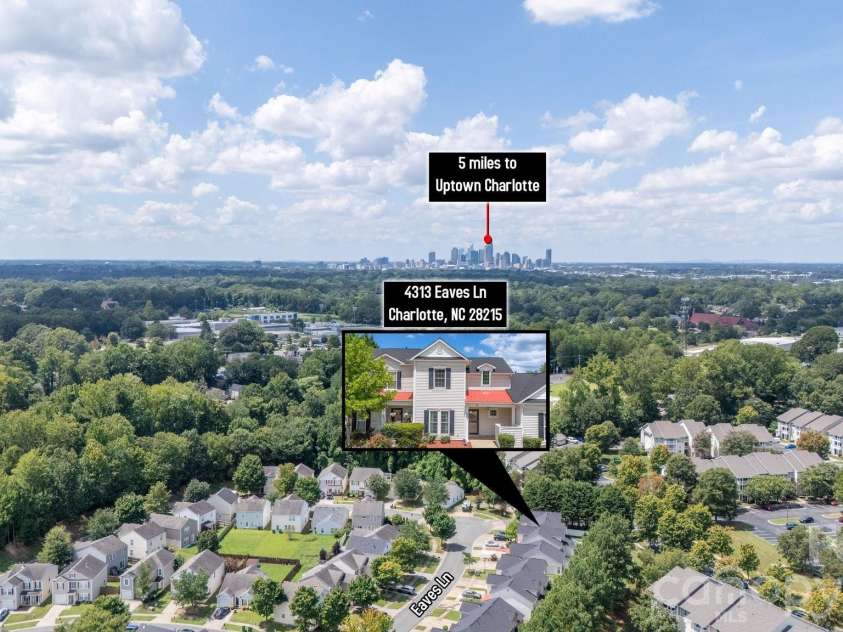 4313 Eaves Lane, Charlotte, NC 28215.  MLS# CAR4413642, YatesRealty ID 46253. 