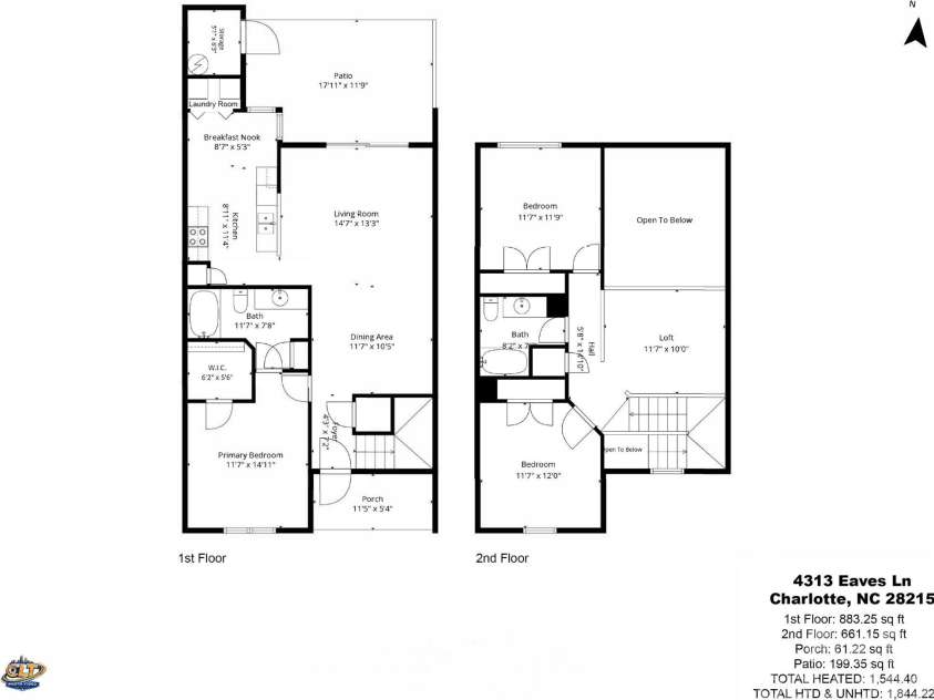 4313 Eaves Lane, Charlotte, NC 28215.  MLS# CAR4413642, YatesRealty ID 46253. 