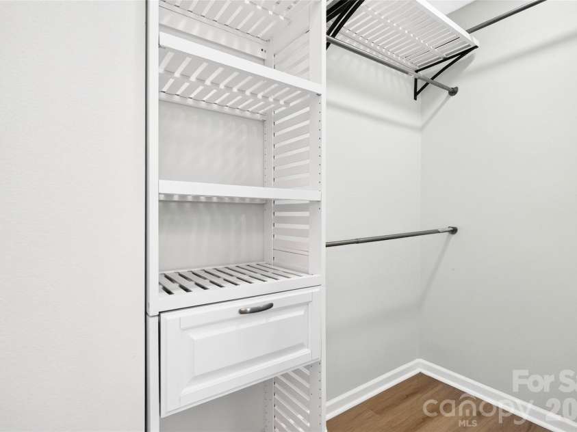 3808 Nuthatch Drive, Indian Trail, NC 28079.  MLS# CAR4416585, YatesRealty ID 46267. Primary Closet