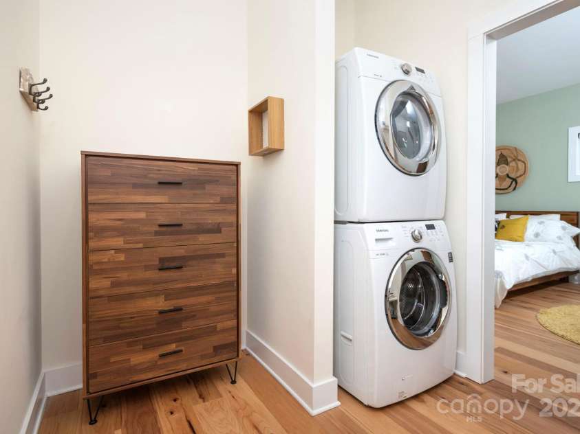 20 & 22 Garden Road, Asheville, NC 28804.  MLS# CAR4219910, YatesRealty ID 4627. 22 Garden - Laundry and Armoire Nook In Walk-In Closet