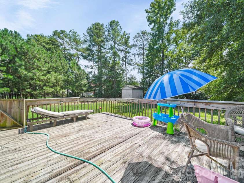 5130 Sedgefield Drive, Lancaster, SC 29720.  MLS# CAR4413593, YatesRealty ID 46308. Back deck