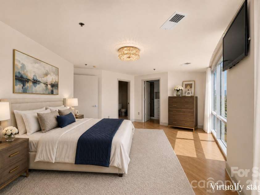1133 Metropolitan Avenue, Charlotte, NC 28204.  MLS# CAR4412878, YatesRealty ID 4631. Primary bedroom