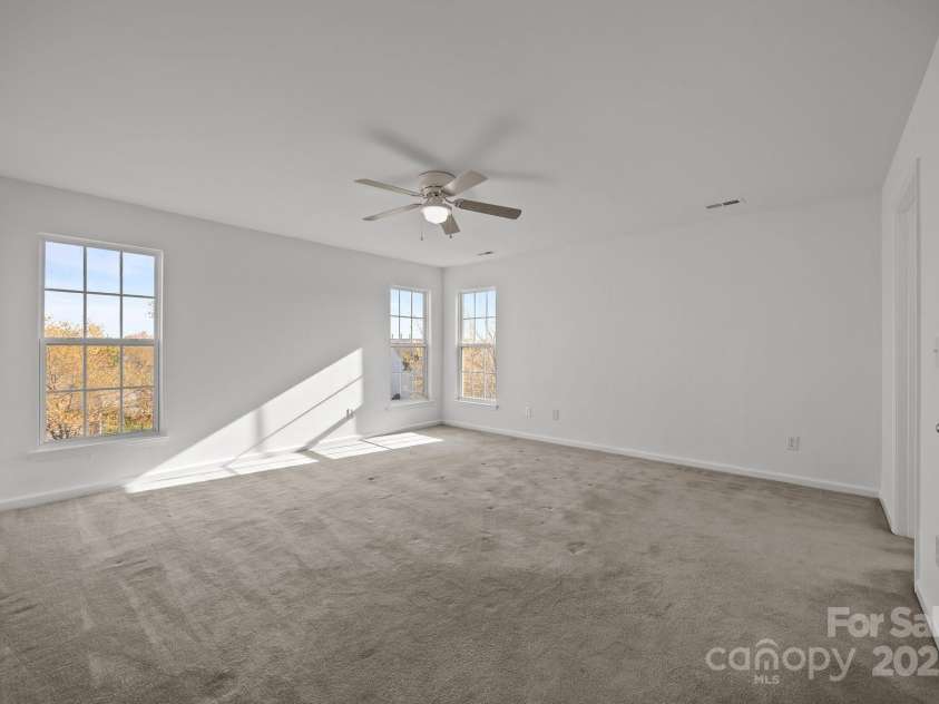 7262 April Mist Trail, Huntersville, NC 28078.  MLS# CAR4240563, YatesRealty ID 4631. Primary Bedroom Upper Level