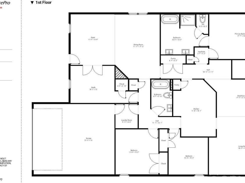 108 Summerbrook Lane, Mooresville, NC 28117.  MLS# CAR4415684, YatesRealty ID 46316. Floor Plan