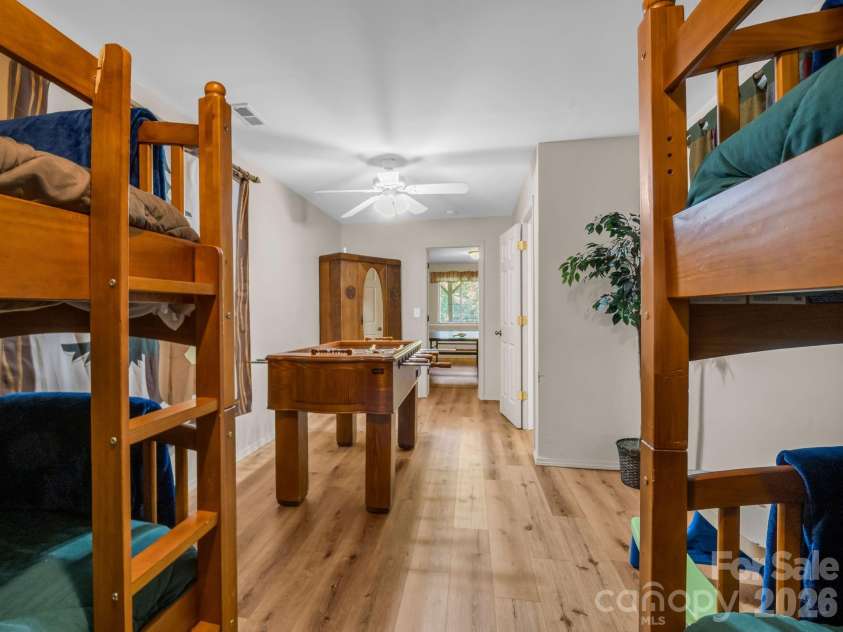 268 Mallard Road, Lake Lure, NC 28746.  MLS# CAR4372270, YatesRealty ID 46317. Bunk room
