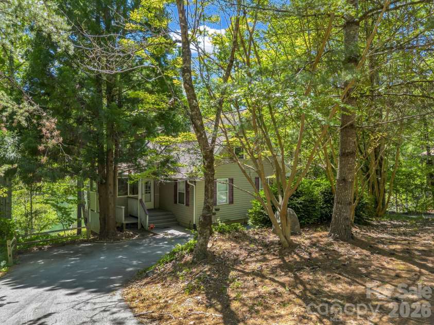 268 Mallard Road, Lake Lure, NC 28746.  MLS# CAR4372270, YatesRealty ID 46317. Paved driveway