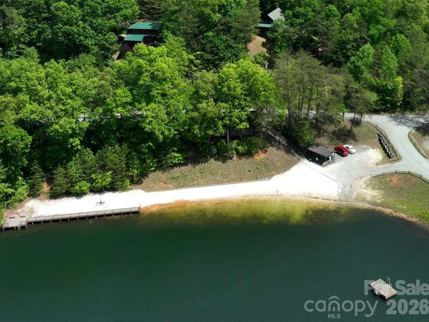 268 Mallard Road, Lake Lure, NC 28746.  MLS# CAR4372270, YatesRealty ID 46317. Private community beach