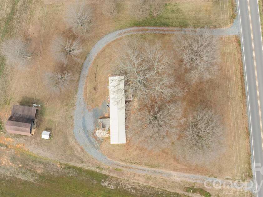 5750 New Hope Road, Denton, NC 27239.  MLS# CAR4350091, YatesRealty ID 4633. Aerial