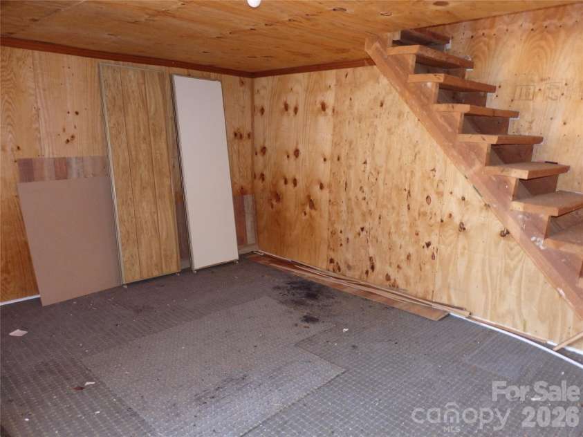 5750 New Hope Road, Denton, NC 27239.  MLS# CAR4350091, YatesRealty ID 4633. Lower level outbuilding