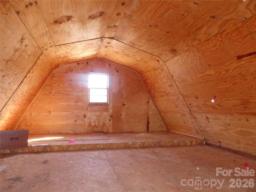 5750 New Hope Road, Denton, NC 27239.  MLS# CAR4350091, YatesRealty ID 4633. Upstairs outbuilding