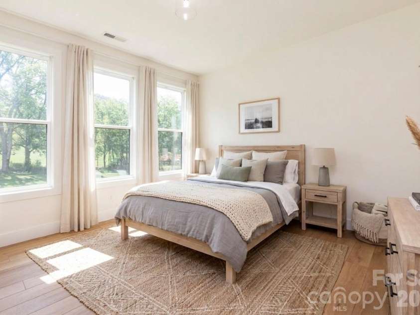 881 Burney Mountain Road, Fletcher, NC 28732.  MLS# CAR4416861, YatesRealty ID 46330. Virtually staged