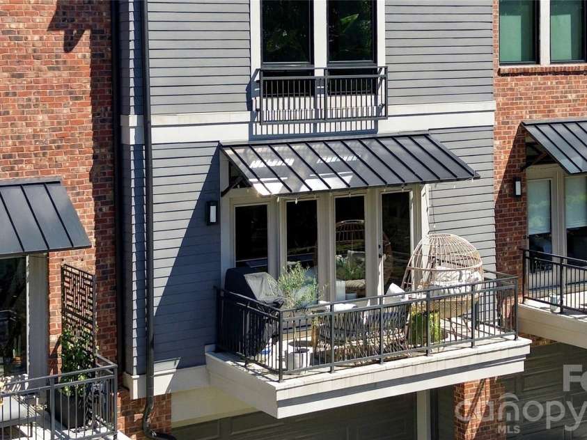 416 33rd Street, Charlotte, NC 28205.  MLS# CAR4427456, YatesRealty ID 46332. Balcony Drone Shot