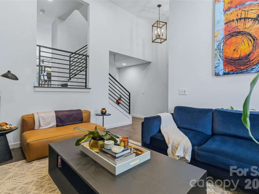 416 33rd Street, Charlotte, NC 28205.  MLS# CAR4427456, YatesRealty ID 46332. View From Brick Wall in Family Room