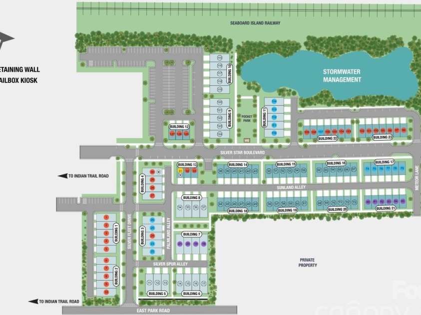 531 Silver Star Boulevard, Indian Trail, NC 28079.  MLS# CAR4412048, YatesRealty ID 46343. Indian Trail Townhomes Sitemap