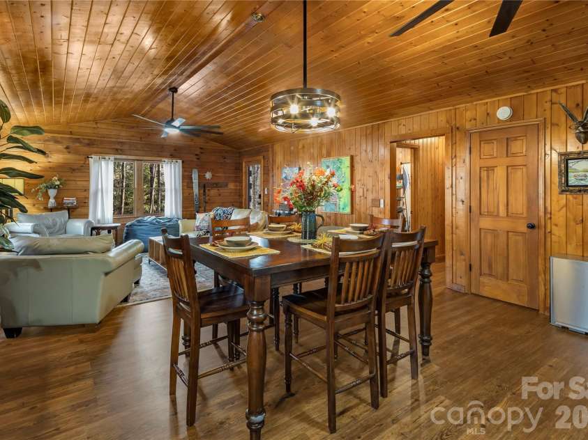 398 Locust Drive, Maggie Valley, NC 28751.  MLS# CAR4416894, YatesRealty ID 46368. FDining Afrea