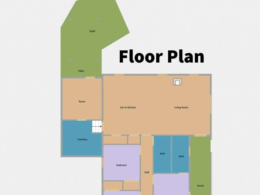 398 Locust Drive, Maggie Valley, NC 28751.  MLS# CAR4416894, YatesRealty ID 46368. Floor Plan