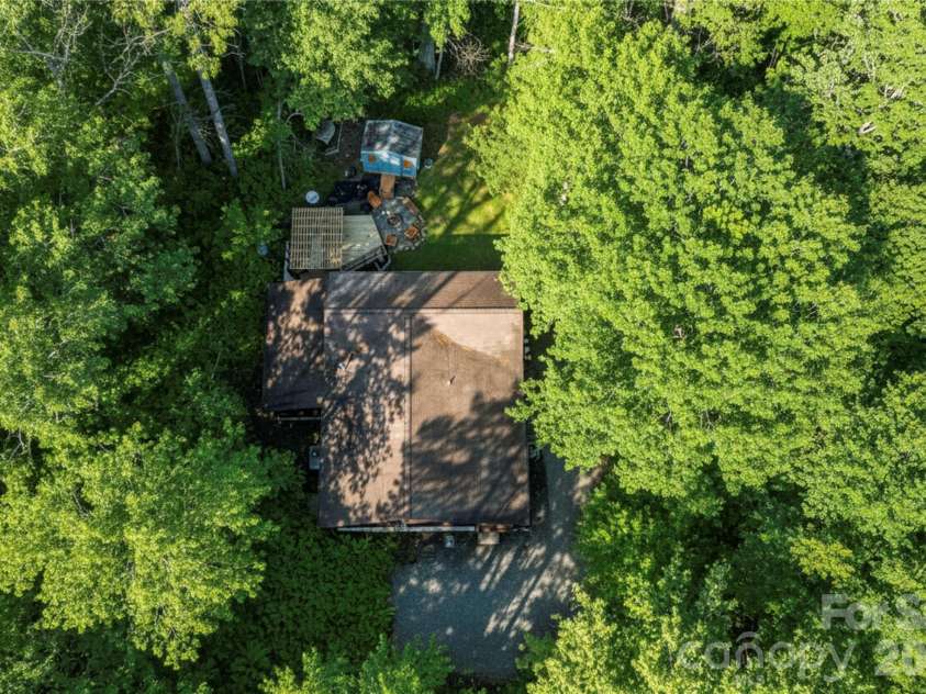 398 Locust Drive, Maggie Valley, NC 28751.  MLS# CAR4416894, YatesRealty ID 46368. View from above