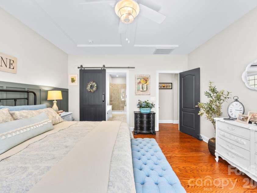 198 Rustling Waters Drive, Mooresville, NC 28117.  MLS# CAR4415930, YatesRealty ID 46382. Primary Bedroom