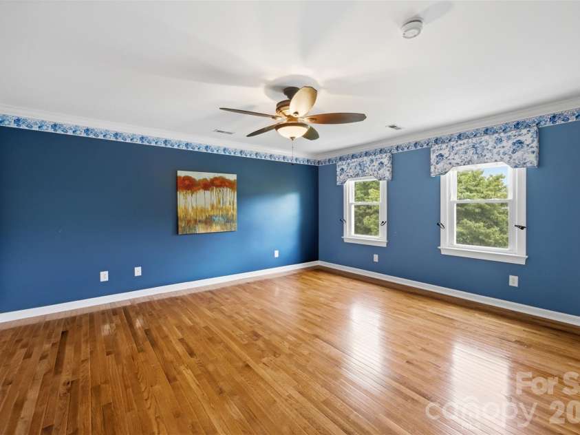 1511 Prancer Lane, Gastonia, NC 28056.  MLS# CAR4412780, YatesRealty ID 46391. Primary bedroom windows overlooking pool