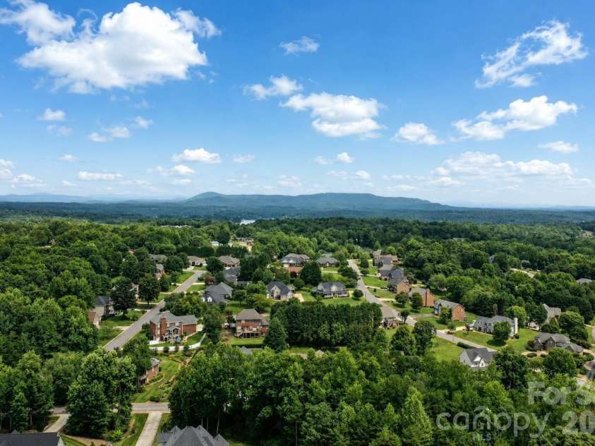 3711 Blendwood Lane, Hickory, NC 28601.  MLS# CAR4413481, YatesRealty ID 46403. Aerial View