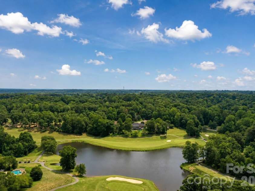 3711 Blendwood Lane, Hickory, NC 28601.  MLS# CAR4413481, YatesRealty ID 46403. Aerial View