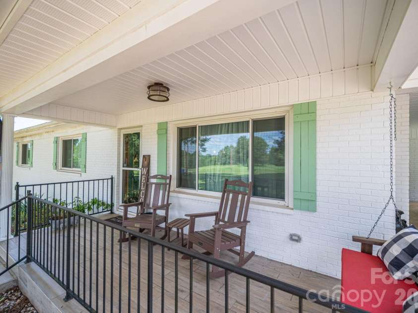 1718 Woolie Road, Lincolnton, NC 28092.  MLS# CAR4417317, YatesRealty ID 46404. Front porch- covered