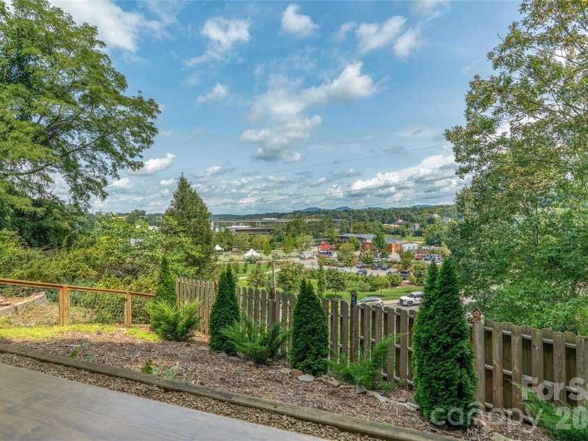 45 Logan Circle, Asheville, NC 28806.  MLS# CAR4415397, YatesRealty ID 46405. View from the lower level