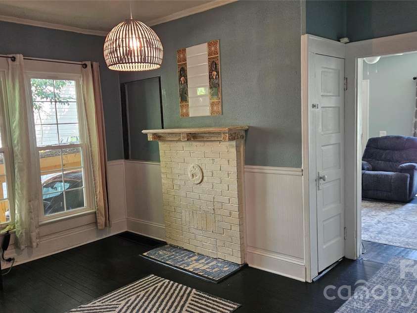607 3rd Street, Spencer, NC 28159.  MLS# CAR4408591, YatesRealty ID 46408. Formal dining room, used as office