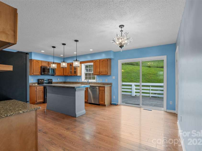 271 Breton Ridge Road, Leicester, NC 28748.  MLS# CAR4284121, YatesRealty ID 4642. Main Level Kitchen