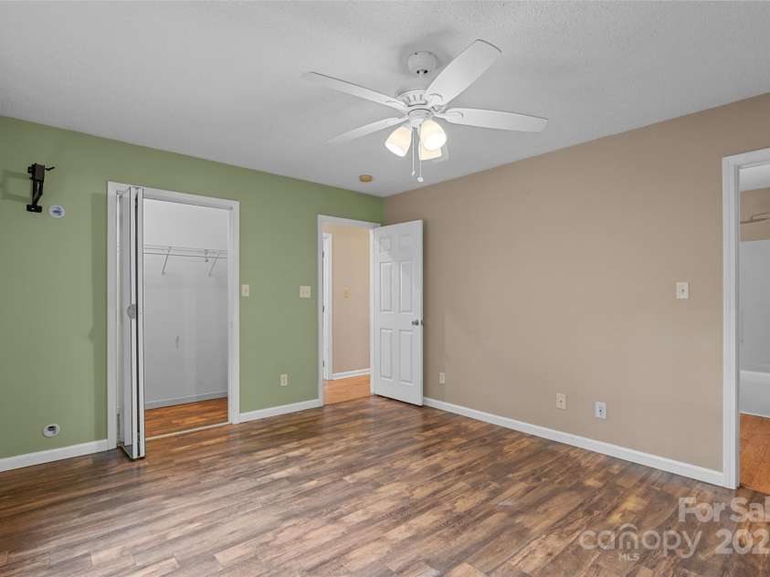 271 Breton Ridge Road, Leicester, NC 28748.  MLS# CAR4284121, YatesRealty ID 4642. Primary Bedroom Main Level