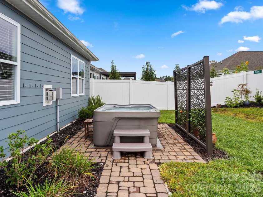 78 Fox Cove Road, Hendersonville, NC 28792.  MLS# CAR4415476, YatesRealty ID 46435. Backyard