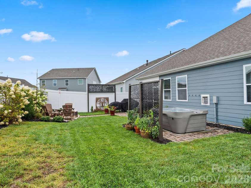 78 Fox Cove Road, Hendersonville, NC 28792.  MLS# CAR4415476, YatesRealty ID 46435. Backyard