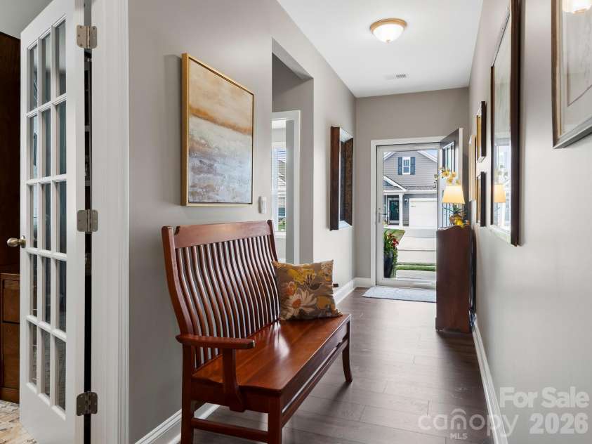 78 Fox Cove Road, Hendersonville, NC 28792.  MLS# CAR4415476, YatesRealty ID 46435. Entry Hallway