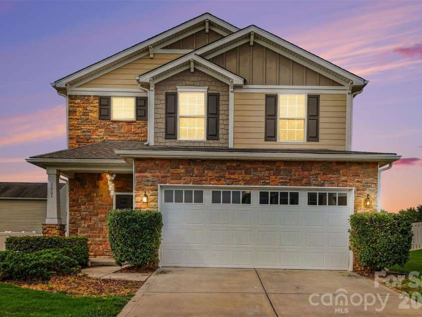 1003 Garden Web Road, Indian Trail, NC 28079.  MLS# CAR4412873, YatesRealty ID 46441. 