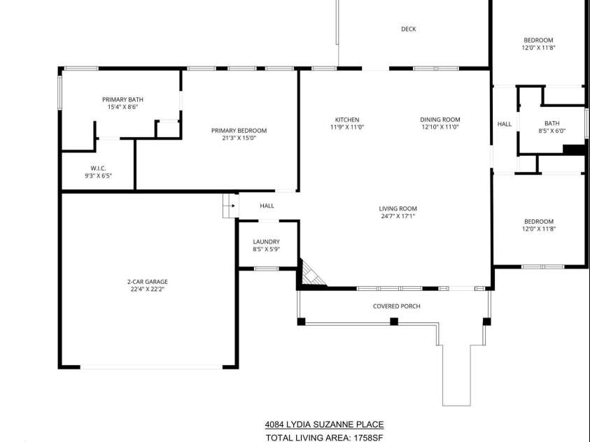 4084 Lydia Suzanne Place, Lincolnton, NC 28092.  MLS# CAR4413227, YatesRealty ID 46447. 