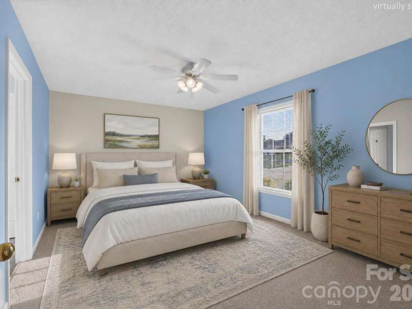 2305 Good Shepard Court, Lenoir, NC 28645.  MLS# CAR4415985, YatesRealty ID 46464. Primary BR Virtually Staged