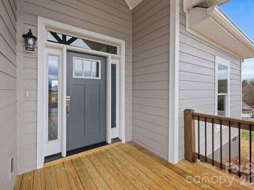 77 Horizon Way, Alexander, NC 28701.  MLS# CAR4411841, YatesRealty ID 46465. Front Door