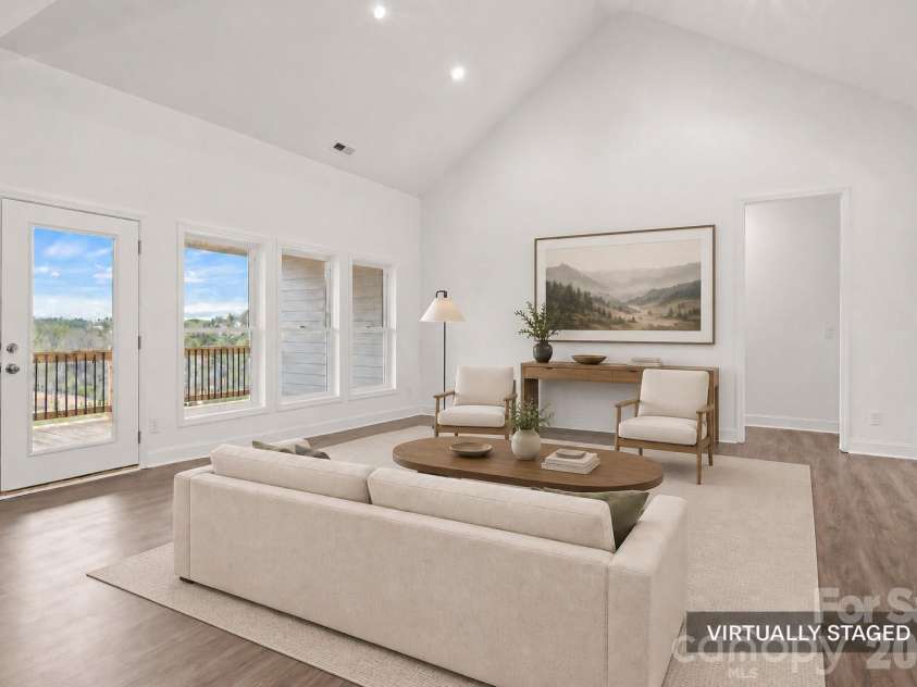 77 Horizon Way, Alexander, NC 28701.  MLS# CAR4411841, YatesRealty ID 46465. Living Room