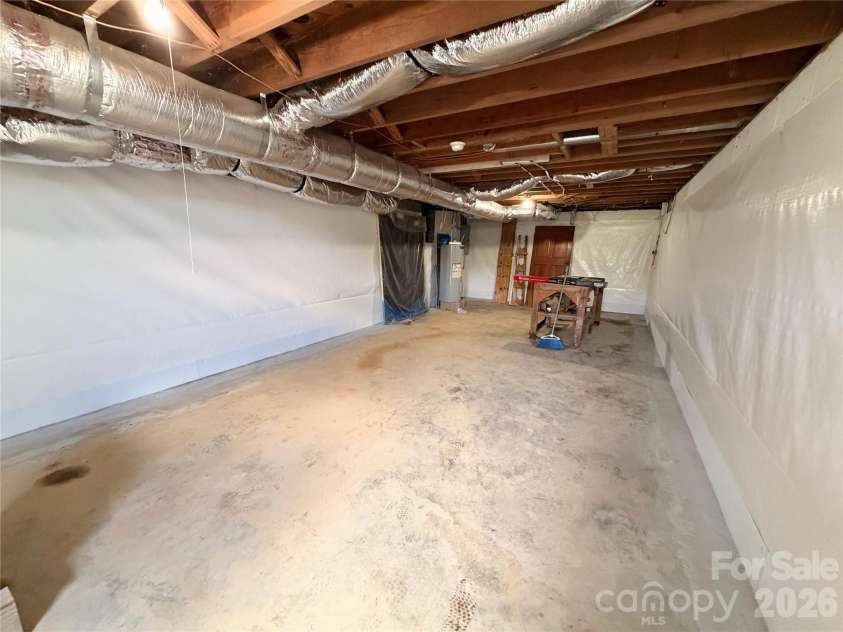 175 Hampshire Drive, Waynesville, NC 28786.  MLS# CAR4408453, YatesRealty ID 46477. Basement