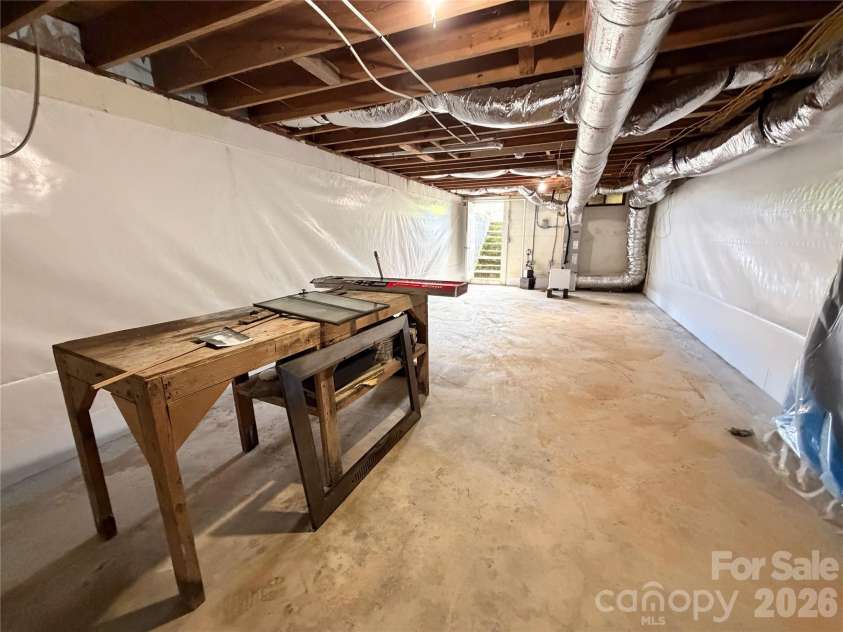 175 Hampshire Drive, Waynesville, NC 28786.  MLS# CAR4408453, YatesRealty ID 46477. Basement