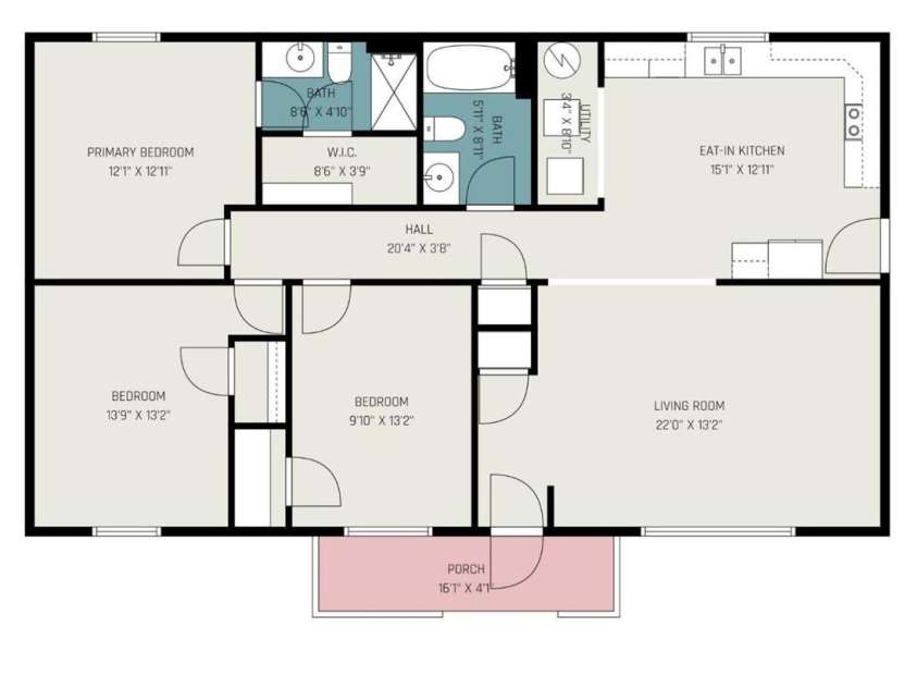 409 Baker Street, Kings Mountain, NC 28086.  MLS# CAR4408668, YatesRealty ID 46485. 