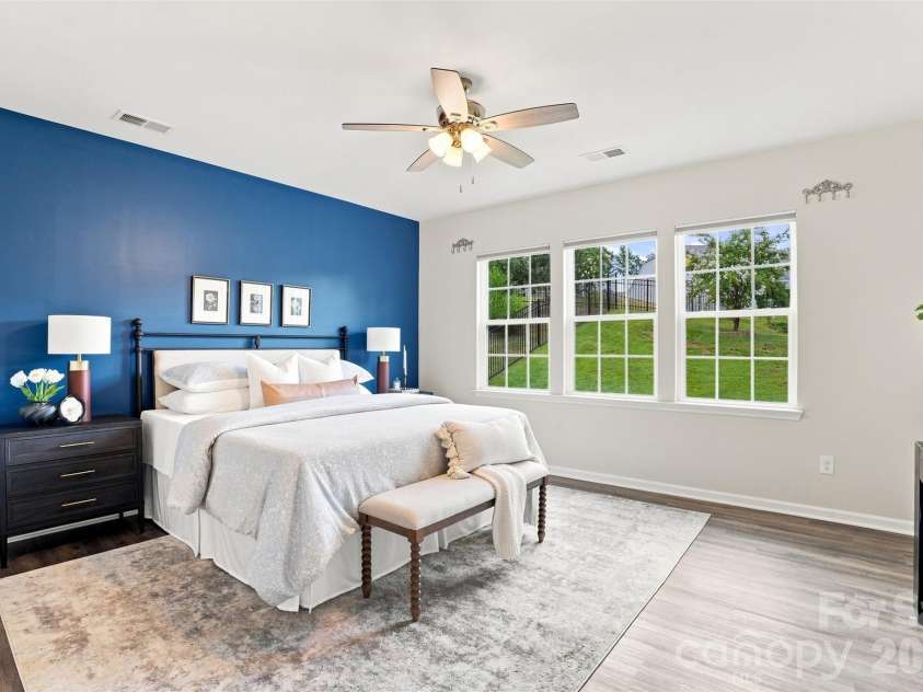 3065 Rosseau Lane, Mount Holly, NC 28120.  MLS# CAR4417646, YatesRealty ID 46493. Primary bedroom