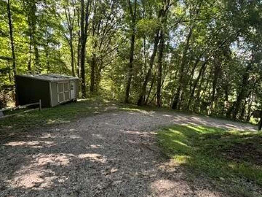 70 Calhoun Ridge Road, Waynesville, NC 28786.  MLS# CAR4417199, YatesRealty ID 46506. Storage shed