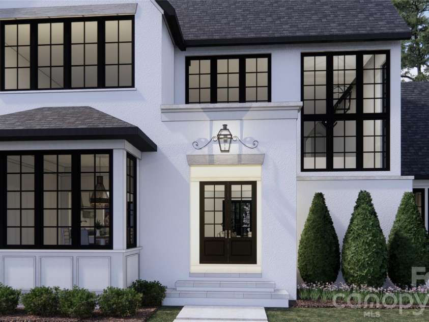 1168 Fern Hill Road, Mooresville, NC 28117.  MLS# CAR4351598, YatesRealty ID 4651. Front Entrance Rendering of To Be Built home