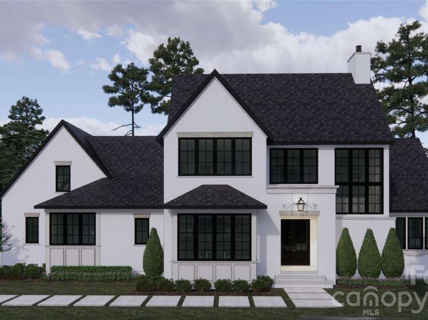 1168 Fern Hill Road, Mooresville, NC 28117.  MLS# CAR4351598, YatesRealty ID 4651. Front Rendering for To Be Built home